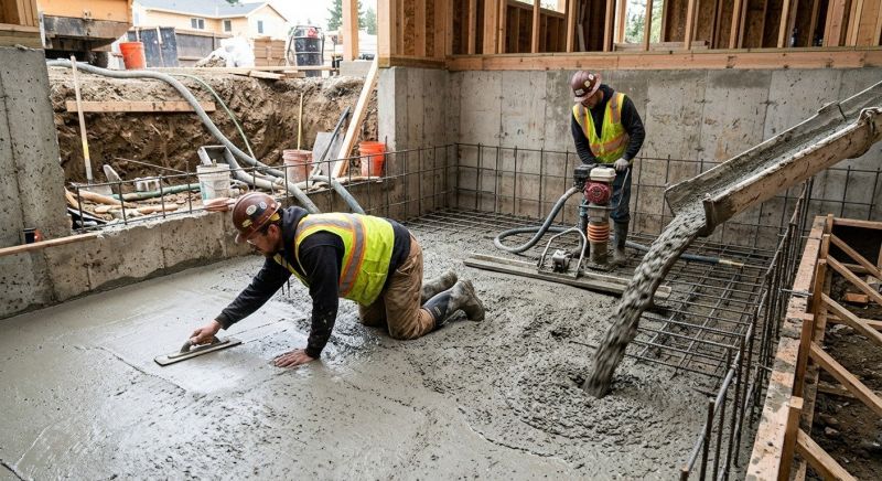Basement Concrete Installation in Chesterfield County, VA