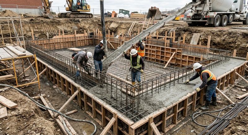 Basement Concrete Installation in Mechanicsville, VA
