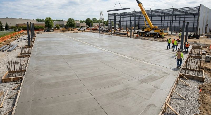 Commercial Slab Installation in Mechanicsville, VA