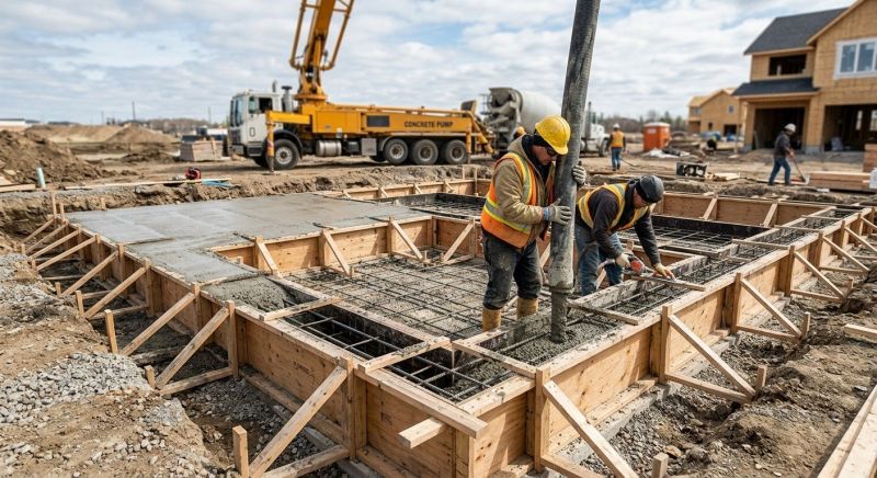 Foundation Wall Pouring in Henrico County, VA