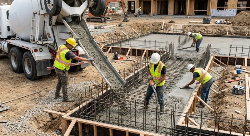 Foundation Wall Pouring in Midlothian, VA