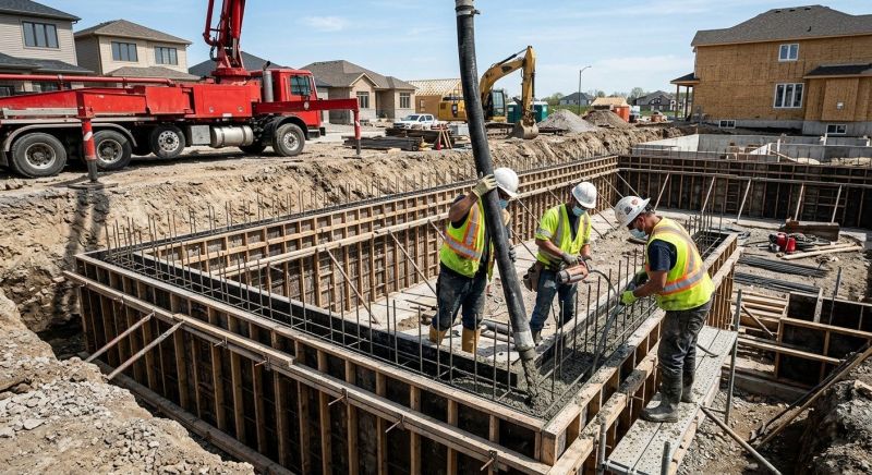 Foundation Wall Pouring in Powhatan, VA